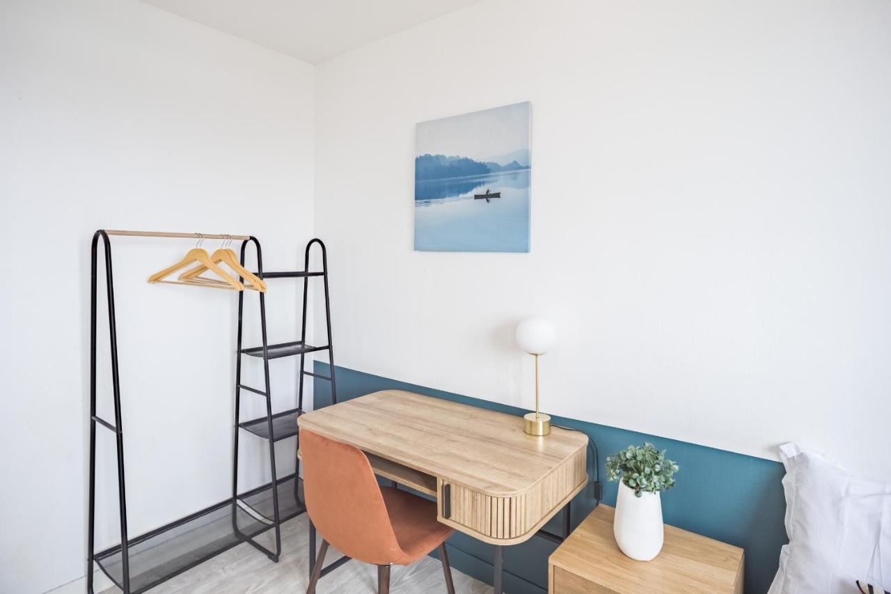 Apartamento Evasion Urbaine - Vue Panoramique - Proche Gare Troyes Exterior foto
