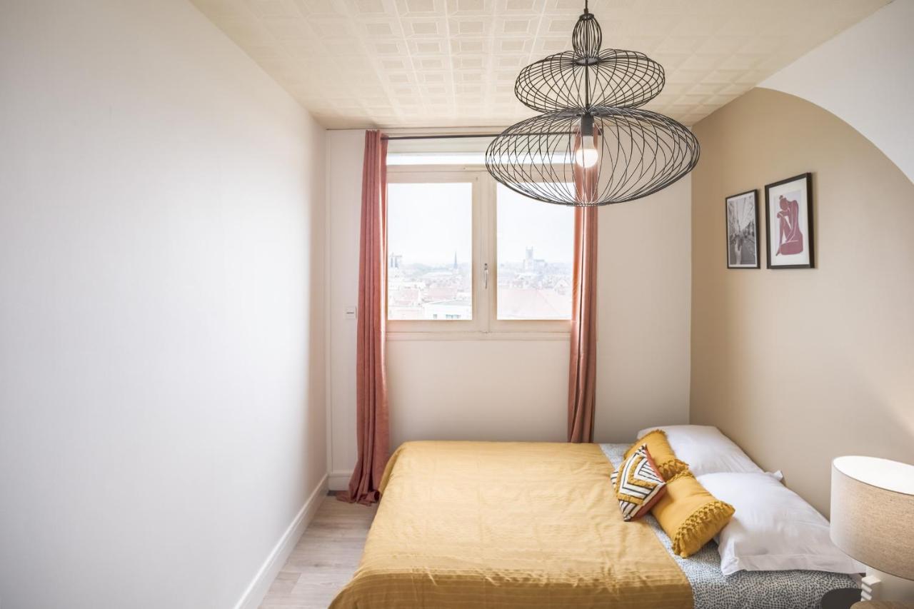Apartamento Evasion Urbaine - Vue Panoramique - Proche Gare Troyes Exterior foto