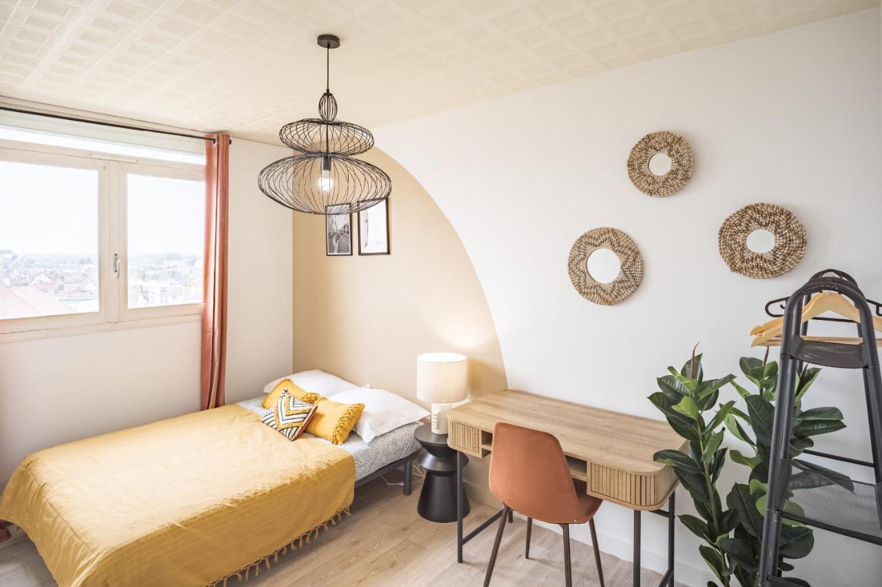 Apartamento Evasion Urbaine - Vue Panoramique - Proche Gare Troyes Exterior foto