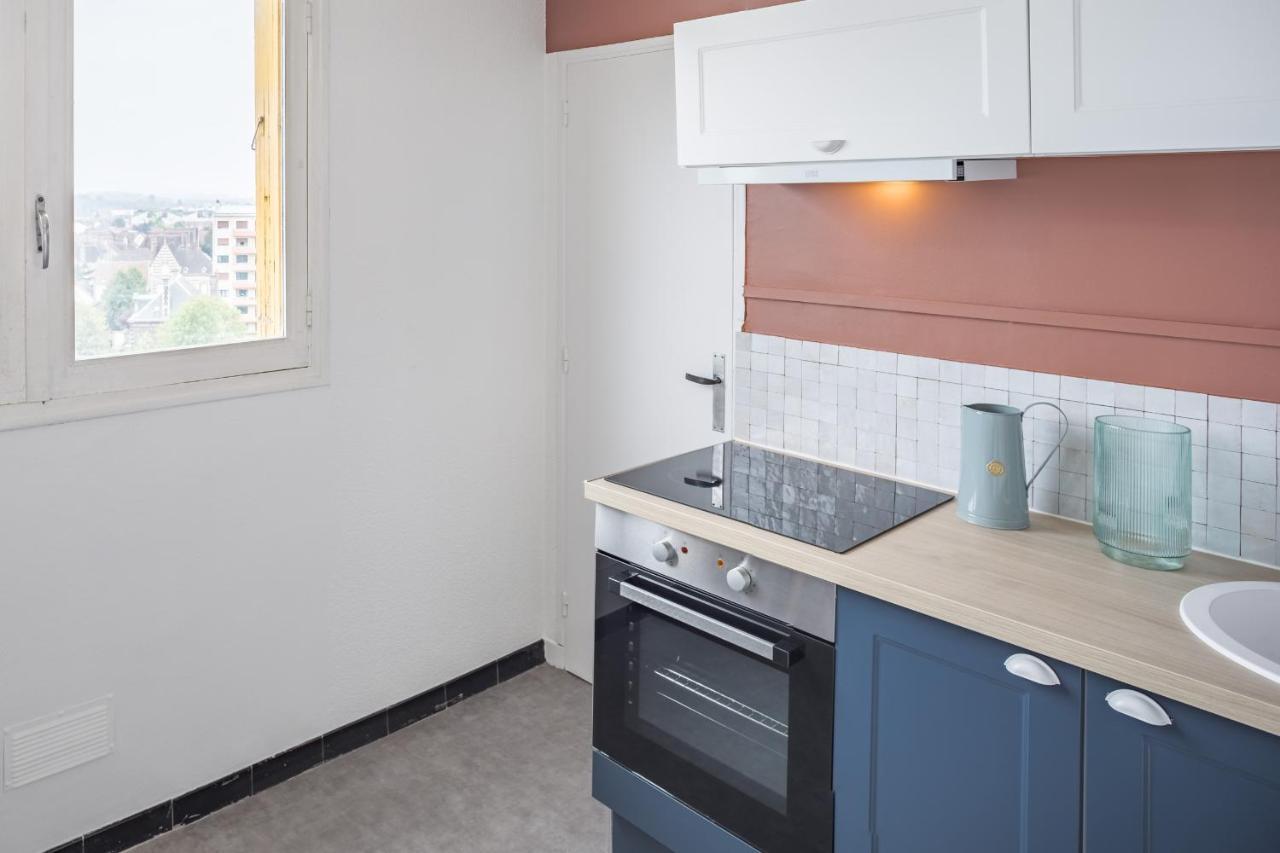 Apartamento Evasion Urbaine - Vue Panoramique - Proche Gare Troyes Exterior foto