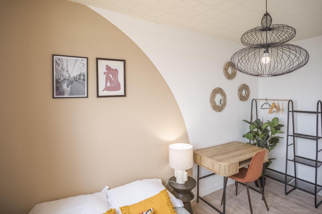 Apartamento Evasion Urbaine - Vue Panoramique - Proche Gare Troyes Exterior foto