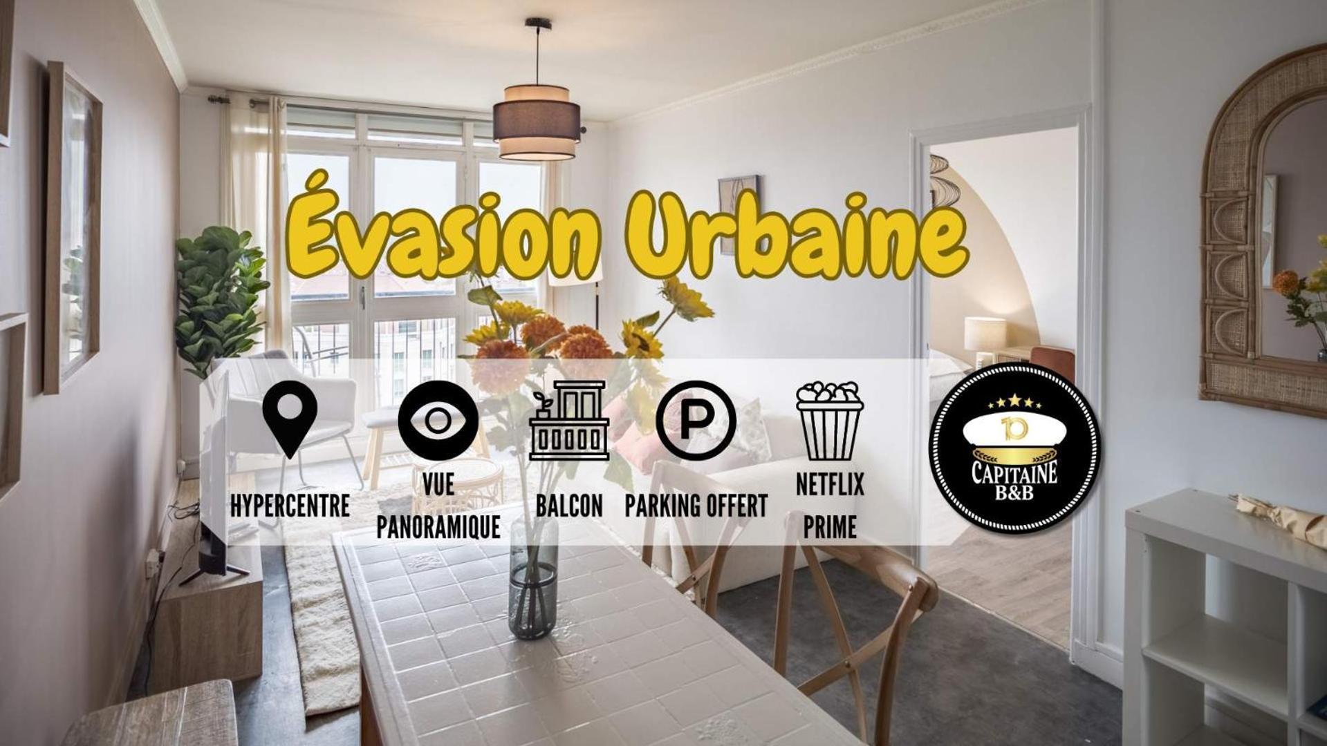 Apartamento Evasion Urbaine - Vue Panoramique - Proche Gare Troyes Exterior foto